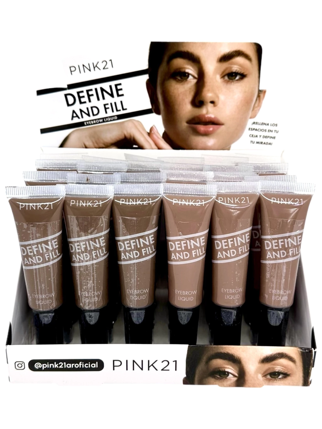 Delineador de cejas liquido Define and Fill PINK21
